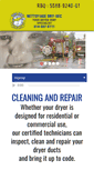 Mobile Screenshot of dryerventcleaning.ca